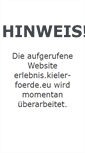 Mobile Screenshot of erlebnis.kieler-foerde.eu